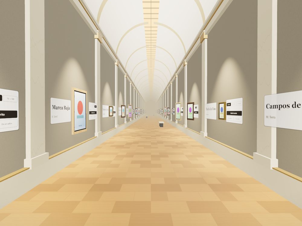 Grand classical gallery room — InGallery virtual gallery
