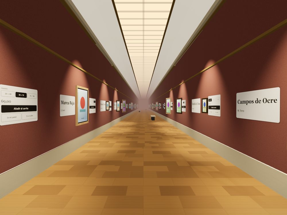 Classic museum room — InGallery virtual gallery