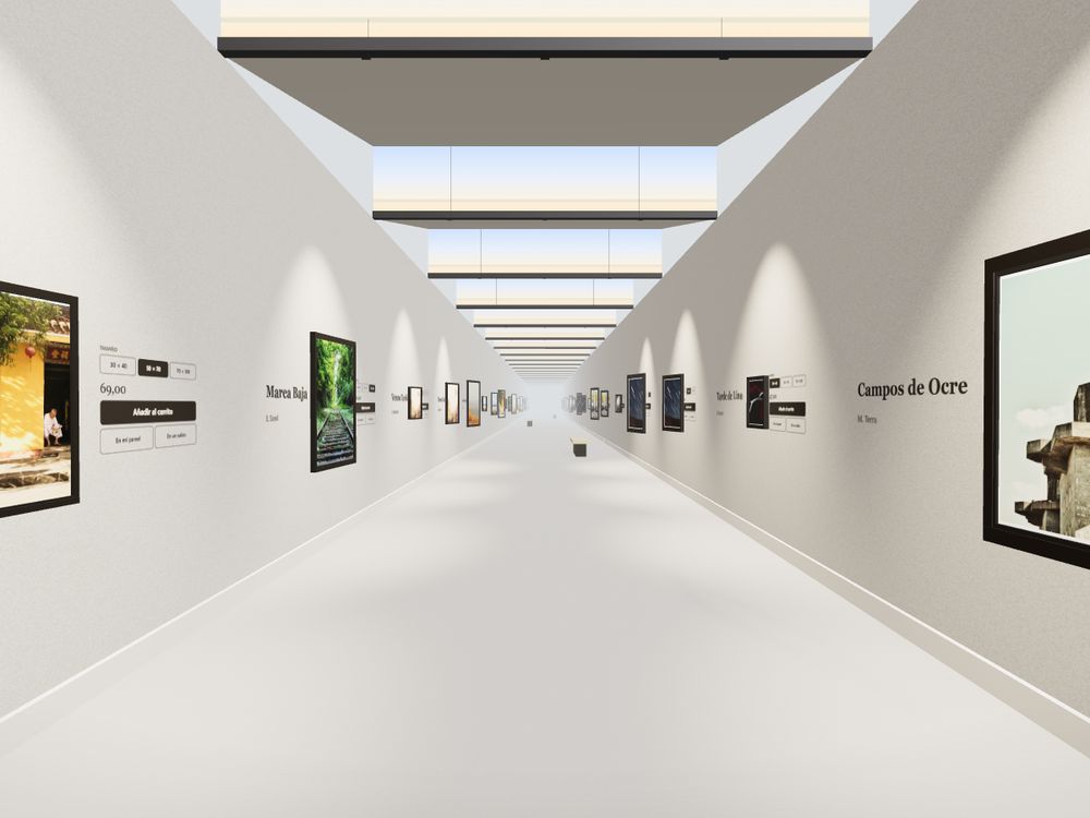 Sawtooth hall room — InGallery virtual gallery